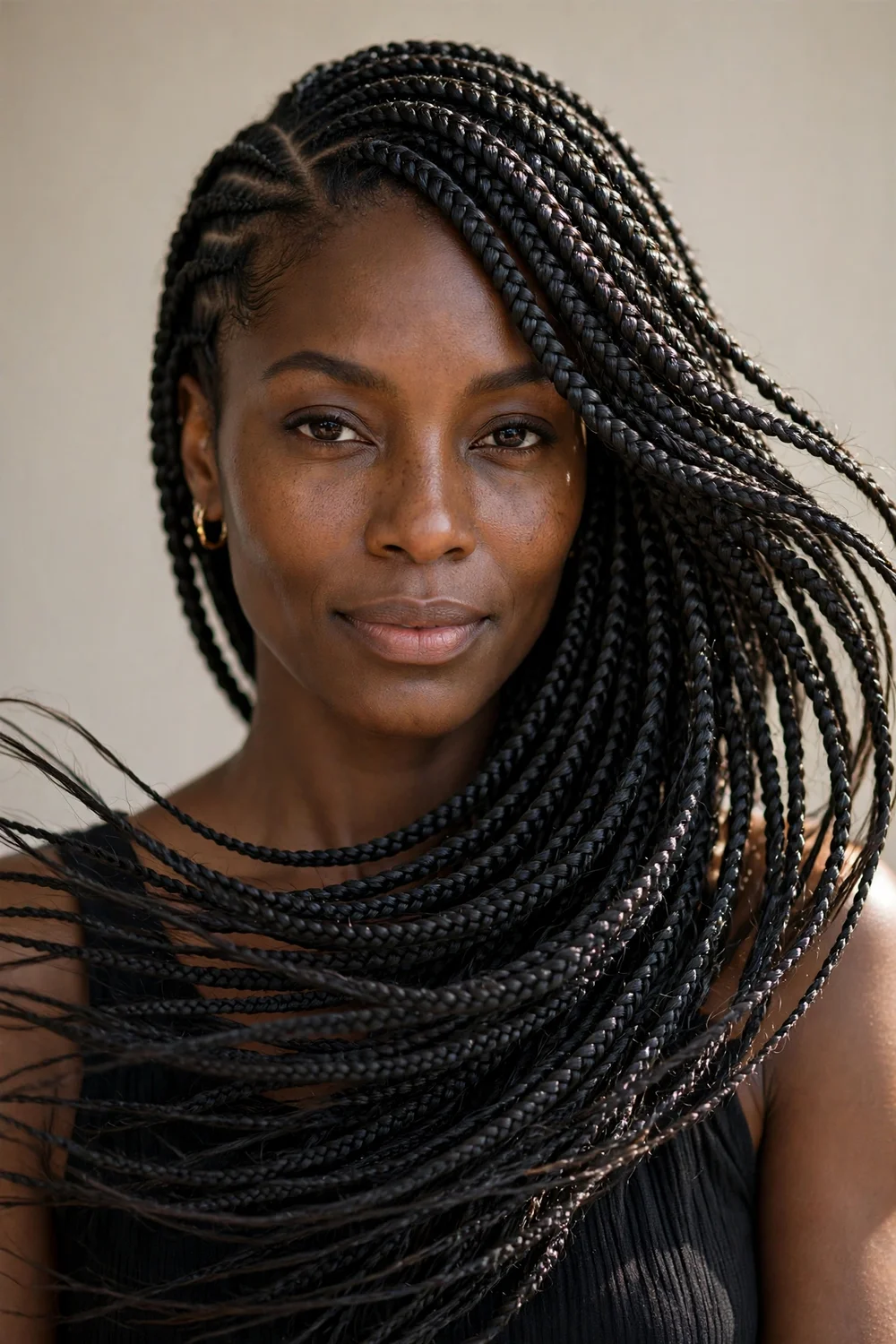 Lemonade side braids hairstyle