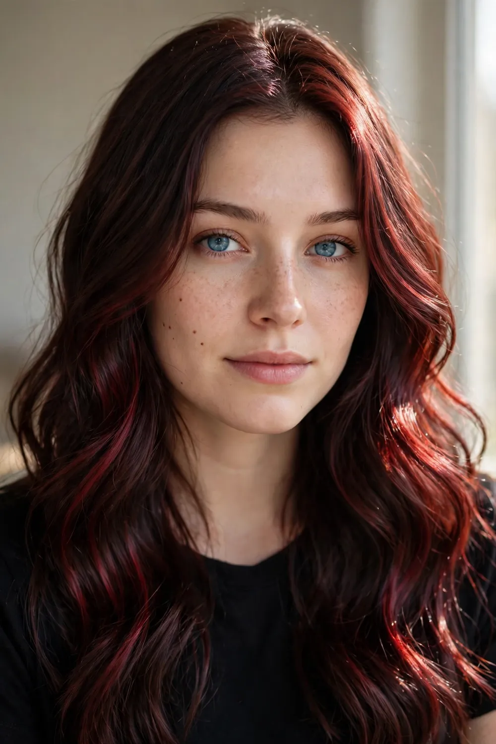 Chocolate cherry chestnut with deep red cherry undertones