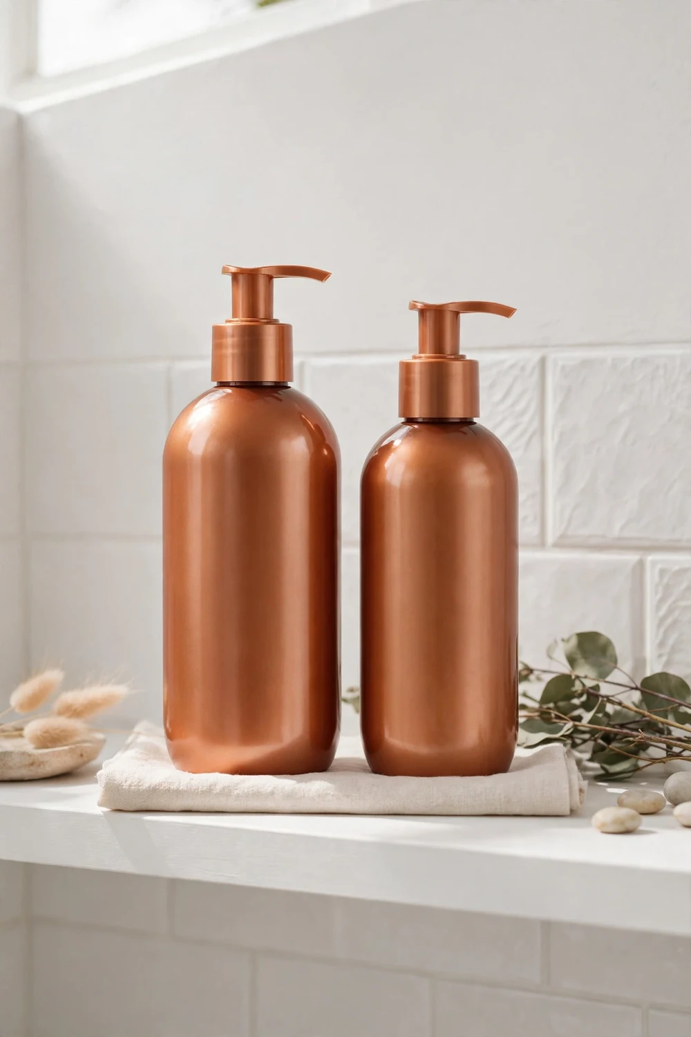 Copper color depositing shampoo products