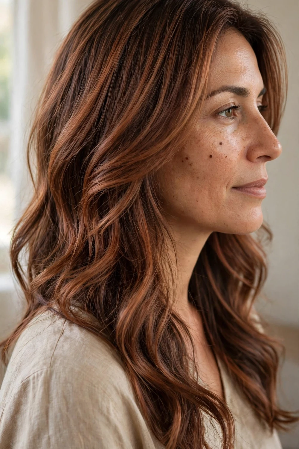 Cowboy copper hair color shade