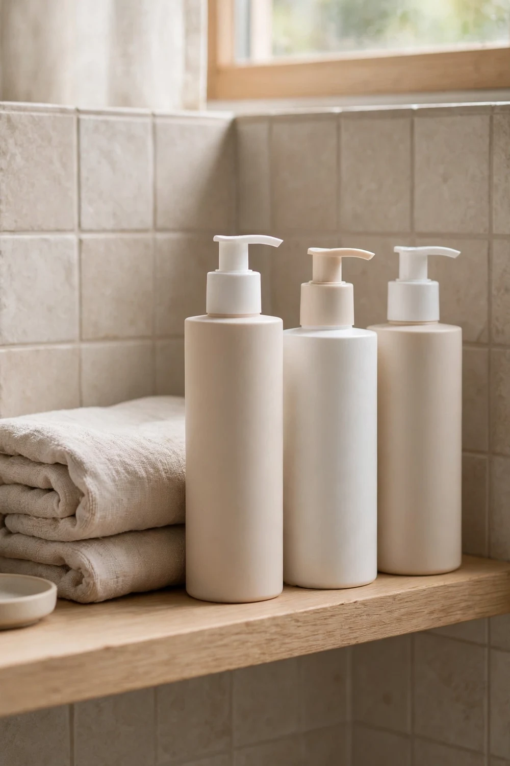 Fragrance-free shampoo bottles for sensitive scalps