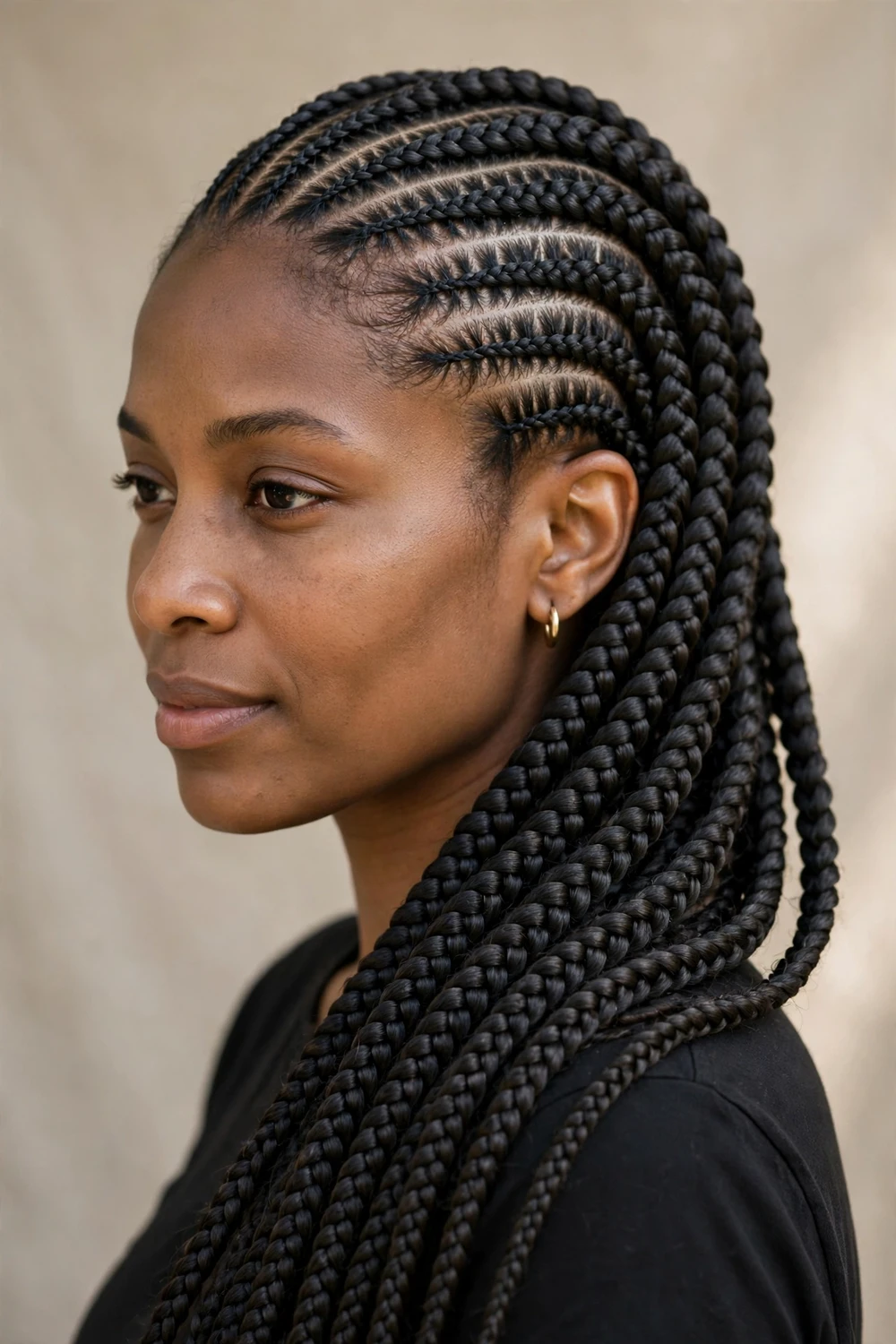 Classic lemonade braids hairstyle