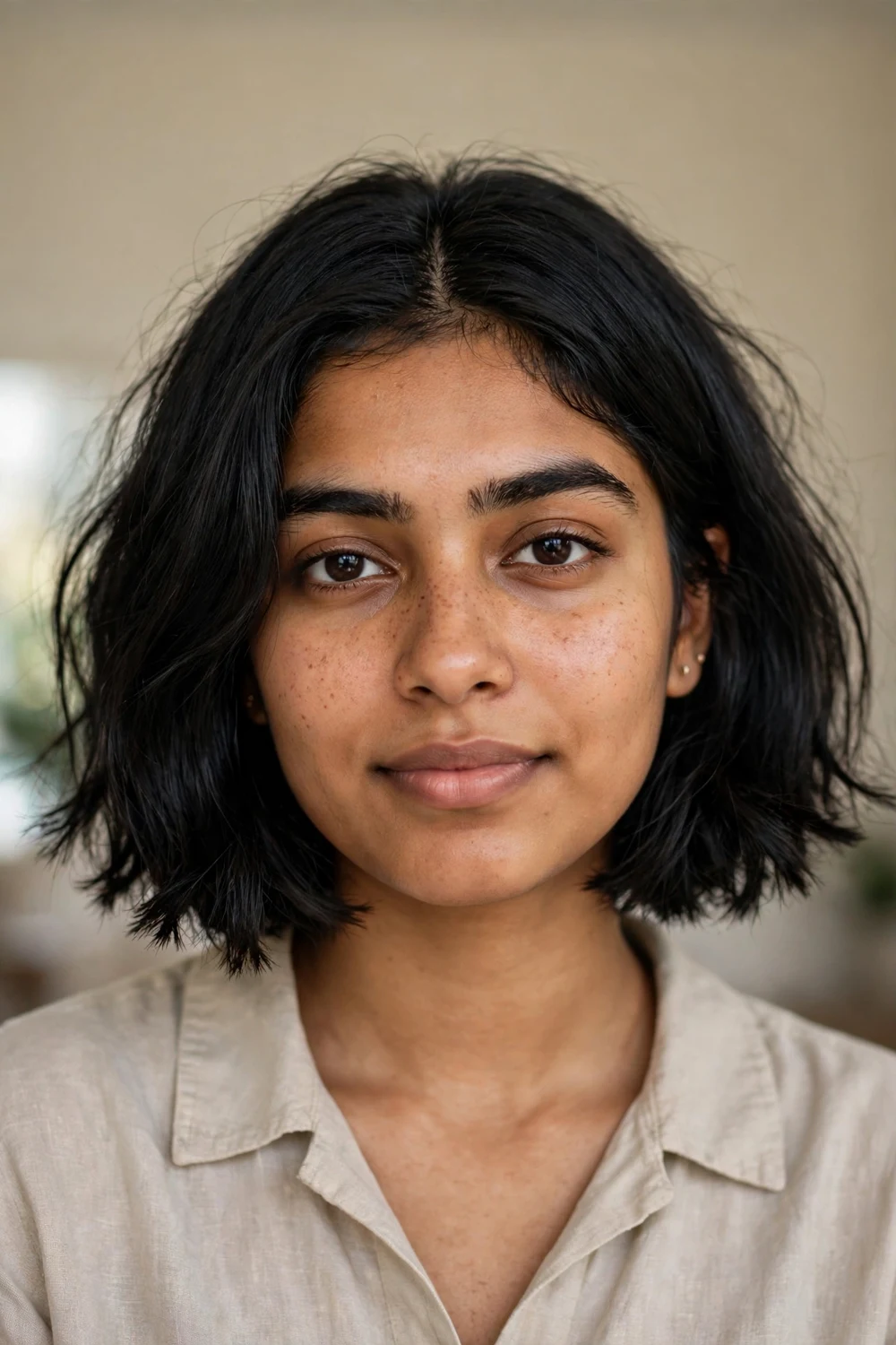 Blunt Bob with Textured Ends volume boosting haircut for fine hair